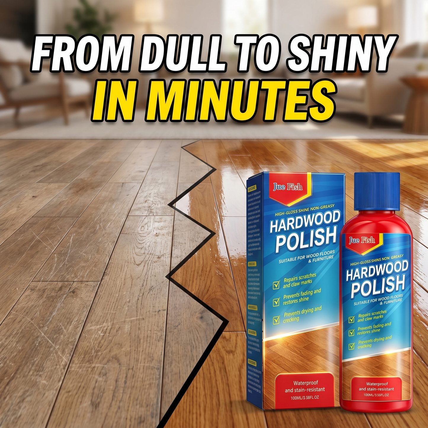 🔥 ÚLTIMO DÍA DE OFERTA — ¡SOLO $379 MXN! 🔥 Pulidor brillante para pisos y muebles de madera