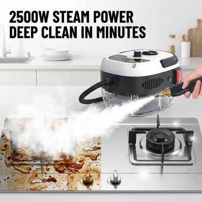 🔥 ÚLTIMO DÍA DE OFERTA — ¡SOLO $999 MXN! 🔥 Potente limpiador a vapor de 2500W para todo el hogar