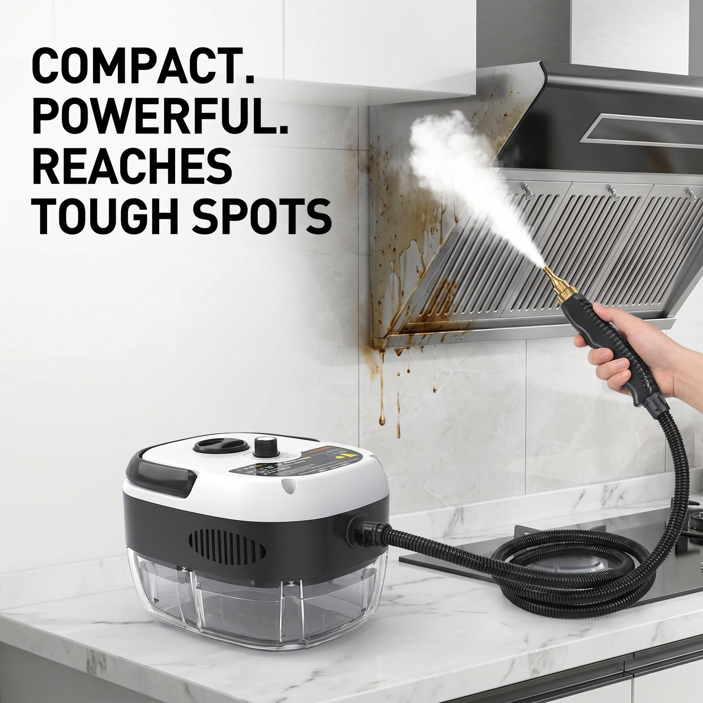 🔥 ÚLTIMO DÍA DE OFERTA — ¡SOLO $999 MXN! 🔥 Potente limpiador a vapor de 2500W para todo el hogar