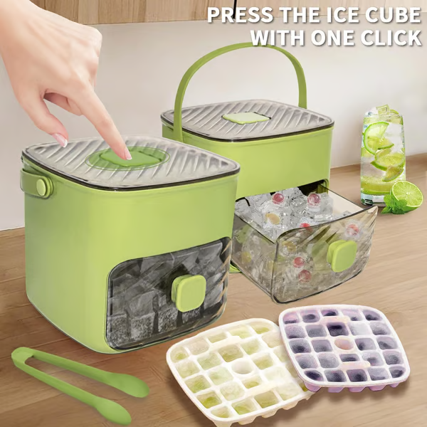 🔥 ÚLTIMO DÍA DE OFERTA — ¡SOLO $459 MXN! 🔥  Máquina portátil para hacer 48 cubos de hielo