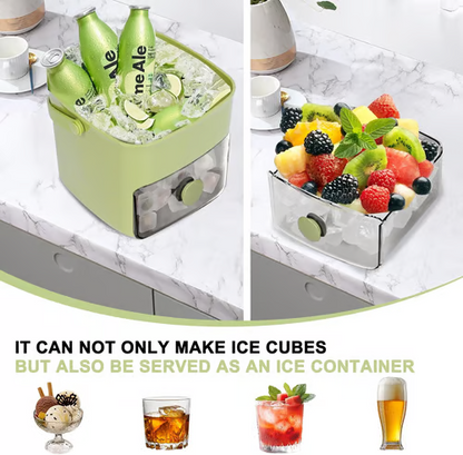 🔥 ÚLTIMO DÍA DE OFERTA — ¡SOLO $459 MXN! 🔥  Máquina portátil para hacer 48 cubos de hielo