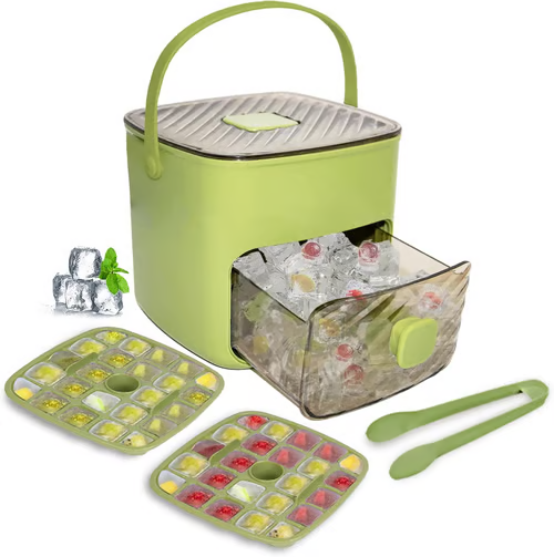 🔥 ÚLTIMO DÍA DE OFERTA — ¡SOLO $459 MXN! 🔥  Máquina portátil para hacer 48 cubos de hielo