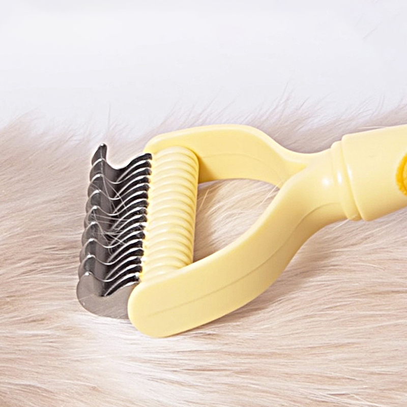 🔥 ÚLTIMO DÍA DE OFERTA — ¡SOLO $289 MXN! 🔥 Rastrillo quitapelo de doble cara para mascotas