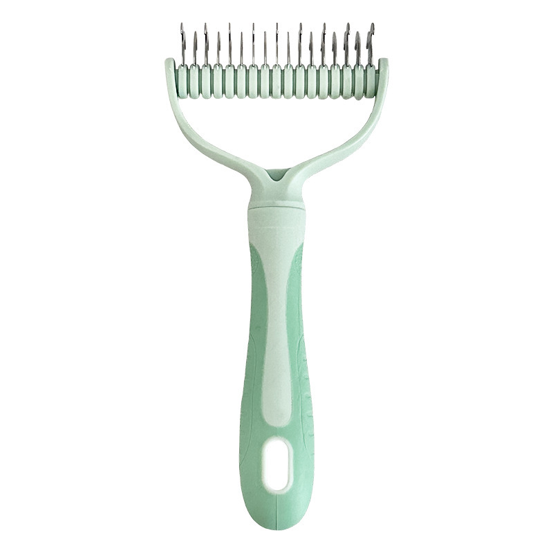 🔥 ÚLTIMO DÍA DE OFERTA — ¡SOLO $289 MXN! 🔥 Rastrillo quitapelo de doble cara para mascotas
